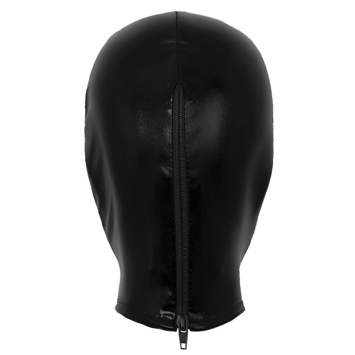 Unisex Vrouwen Heren Cosplay Gezichtsmasker Latex Glanzend Metallic Open Ogen En Mond Hoofddeksels Full Face Mask Capuchon Voor Rollenspel Kostuum