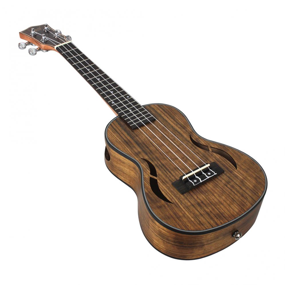 23 / 26 zoll Ukulele Full Pack Konzert Tenor Musical Nussbaum Holz 18 Fret Vier Saiten Hawaii Mini Gitarre ukulele Teile