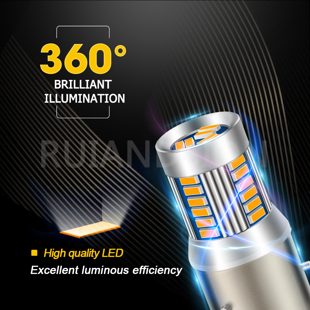 Faro LED para motocicleta BA21D BA20D P15D H6M BAX15D, bombillas blancas de haz alto y bajo, luz antiniebla de 12V y 24V para Moto, Scooter y triciclo