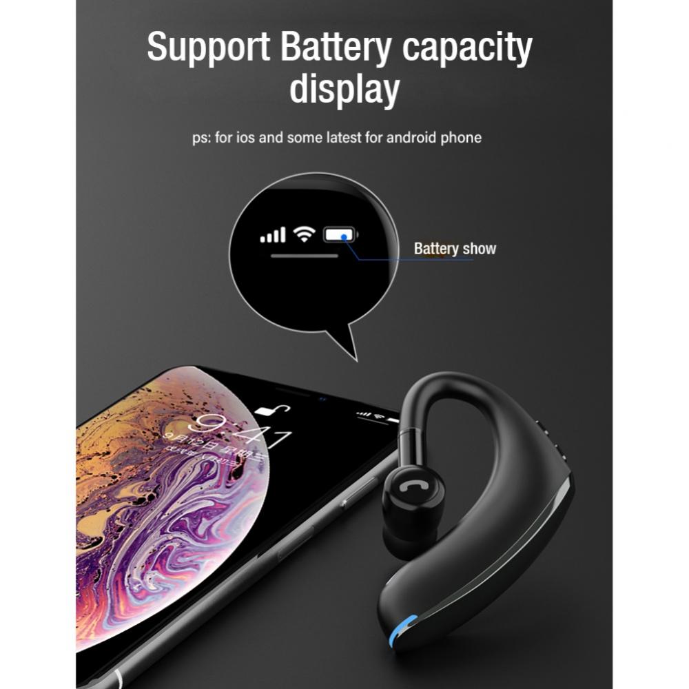 F900 tragbare bluetooth-business-headsets, 5.0 mini-auto-headsets mit sprachsteuerung (mono-funk) für mobiltelefonanrufe und sport-headsets