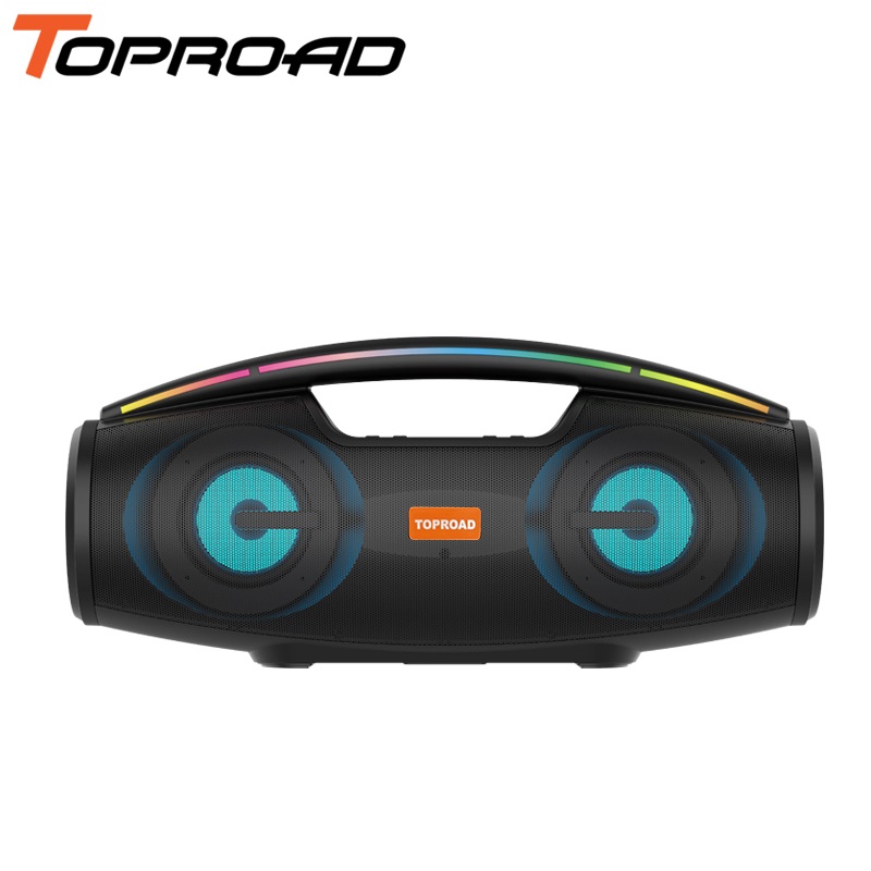 Toproad Bluetooth Speaker 20W Draagbare Draadloze Stereo Bass Outdoor Grote Home Party Boombox Kolom Ondersteuning Fm Radio Led Verlichting