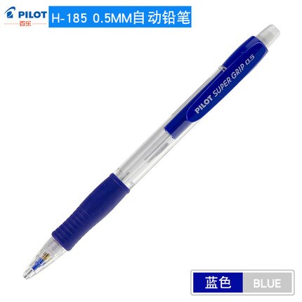 1 piloto japonés lápiz mecánico H-185-SL palo de Color lápiz automático 0,5mm lápiz movible Bolígrafo Retráctil constante por escrito: 0.5mm blue