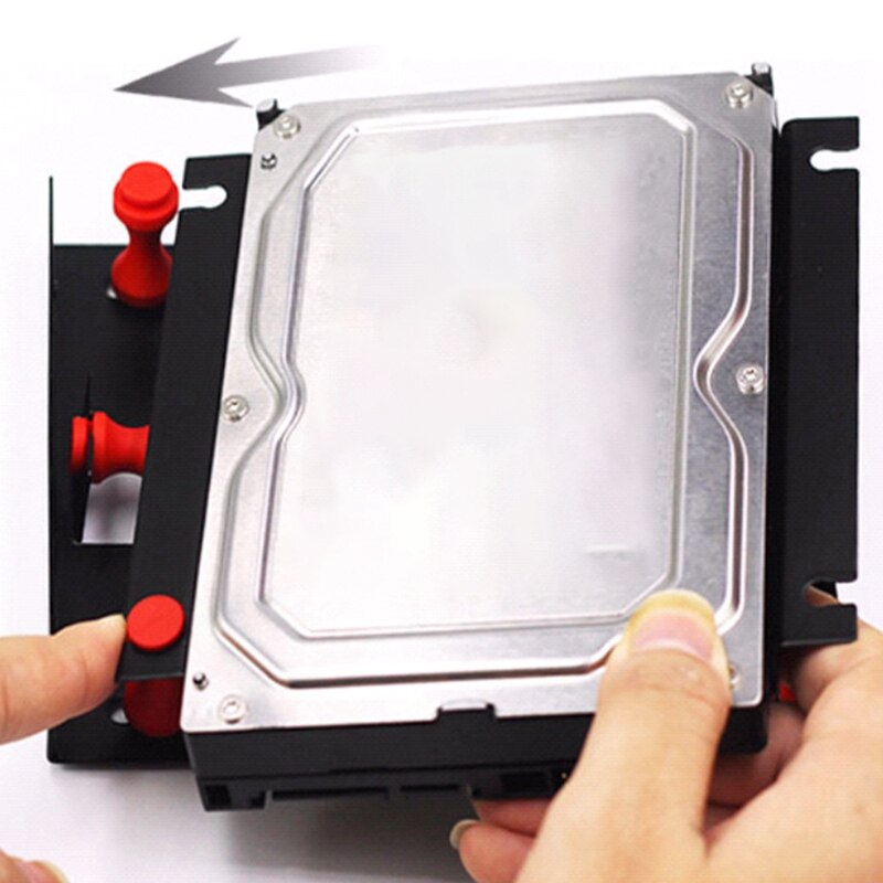5.25 Inch to 3.5 Inch Computer Hard Disk Bracket Optical Drive Desktop Mechanical Hard Disk Bracket Noise Reduction