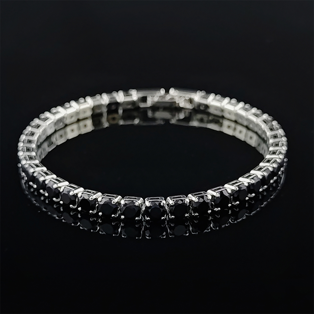 2024 único pulsera negra clara brazalete para mujer del Día de San Valentín S5787-black