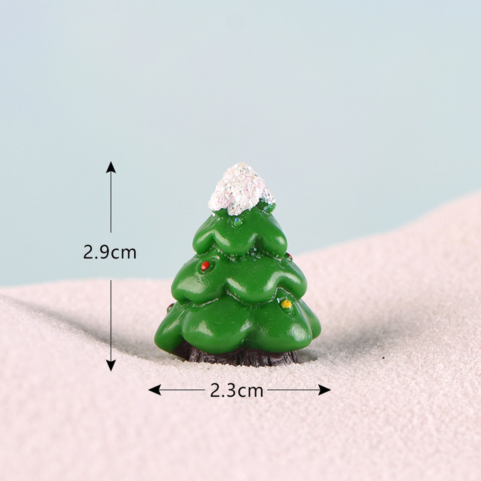 Kerst Weinig Sneeuwman Speelgoed Mini Mensen Kerstman Snowman Xmas Boom Figuur Pop Speelgoed Microscopische Decoratie: C