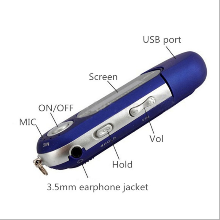 USB Digital MP3 Player Card Max jack Support Capacity output TF 3.5mm Radio audio Screen LED Built-in with FM 32GB