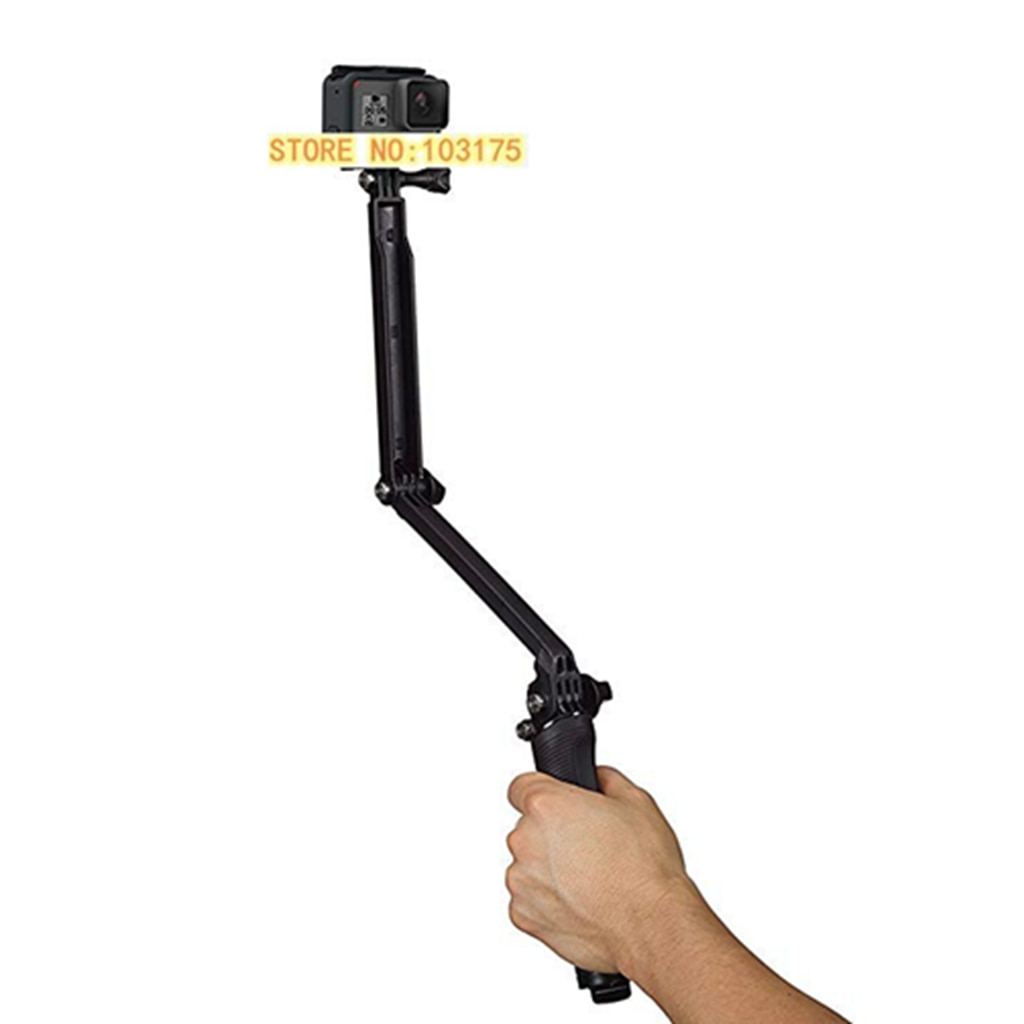 Original For GoPro HERO 10 9 8 7 6 5 4 3 2 ALL Camera 3-Way Grip Arm Tripod GoPro Mount Official Grip Extension Detached