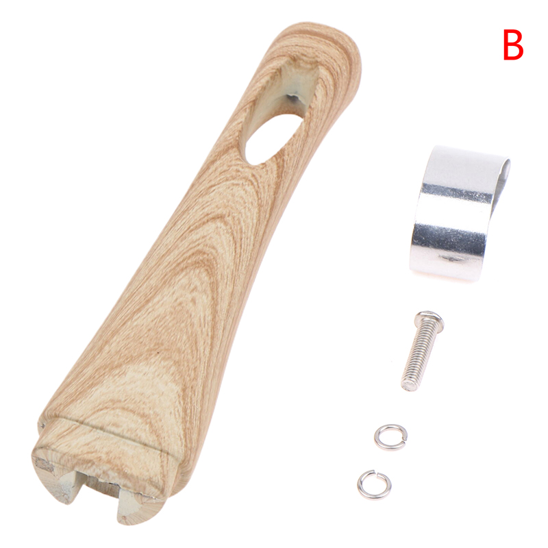 Universal Ergonomic Bakelite Pan Pot Handle Anti Scalding Pan Substituição de acessórios de cozinha, Aperto de baquelite removível, 1 conjunto: Prateado