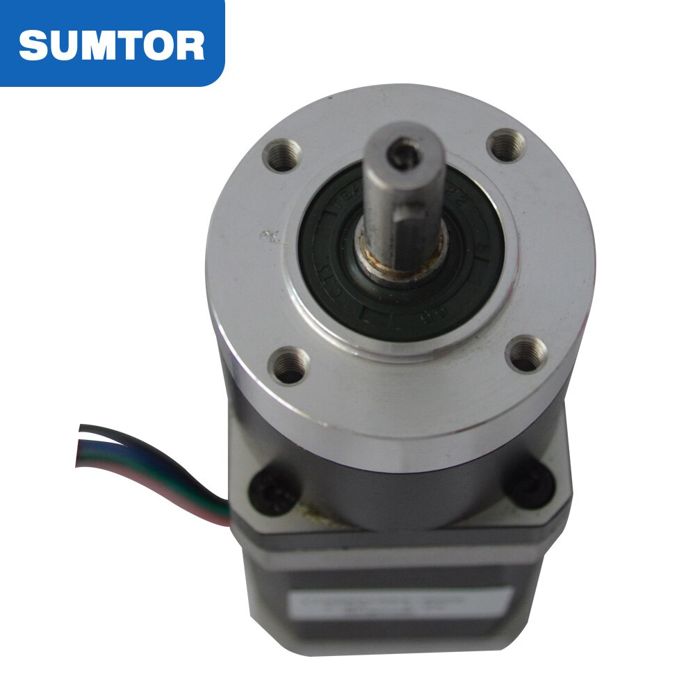 nema 17 planetary gearbox 5:1 ratio with stepper motor 40mm motor body length 40N.cm holding torque