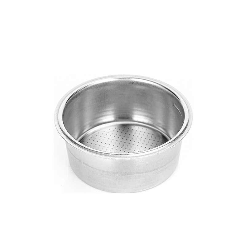 1Stck Kaffee Filter Tasse 51mm Nicht Unter Druck Filter Korb Mit Löffel Pinsel wiederverwendbar Nachfüllbare Kaffee Küche Zubehör: 2 Personen