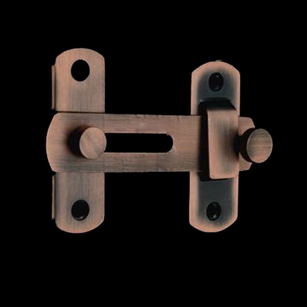 Sliding Window Door Lock Stainless Steel Hasp Latch Lock Home Safety Chain Door Guard Latch Home Hardware: Red bronze
