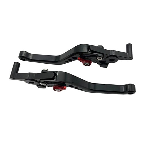 SEMSPEED Motorrad Kurz Bremse Kupplung Hebel Für YAMAHA XMAX 250 XMAX300 X-MAX 250 300 zubehör: Schwarz Hebel