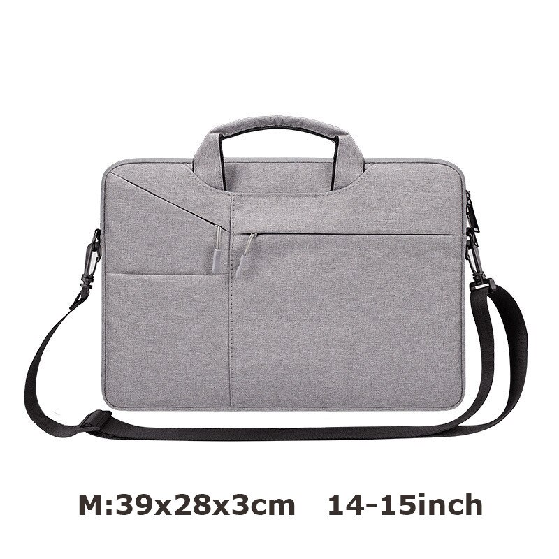 Wodoodporna torba na laptopa kobiety mężczyźni 13.3 15.6 16 cal Case dla Macbook Air Pro torby dla Xiaomi Acer Notebook ziper rękawem pokrywa: 3-M