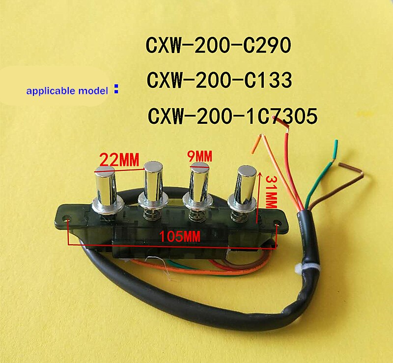 Interruptor para o exaustor de fumaça da cozinha ventilador de exaustão de piano interruptor mecânico CXW-200-JC931/jt30b/c133 etc.