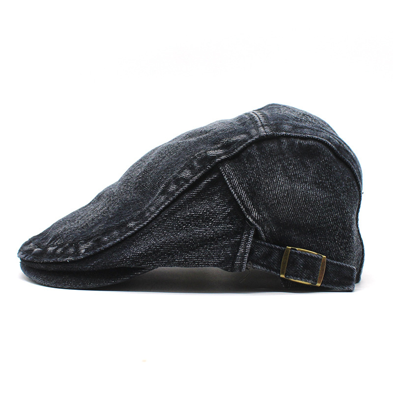 Berretti in denim regolabili cappelli uomo donna jeans unisex berretti cappello da strillone cappelli autunnali primaverili cappellino con visiera cappellini casuale