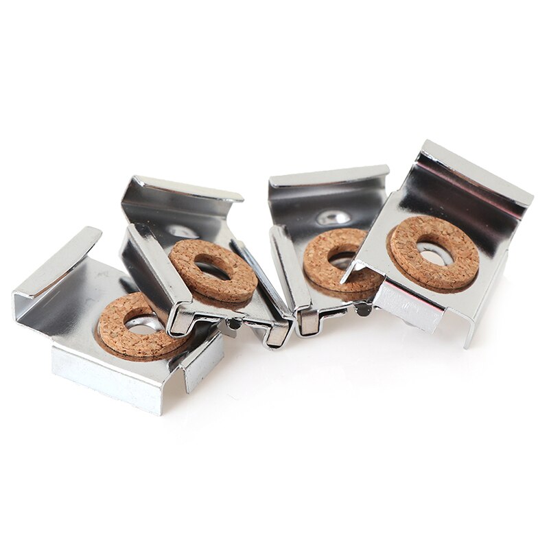 4PCS/Set Easy Install Square Bathroom Multifunctional Durable Mirror Clips Adjustable Bedroom Hanger Spring Loaded Wall Bracket