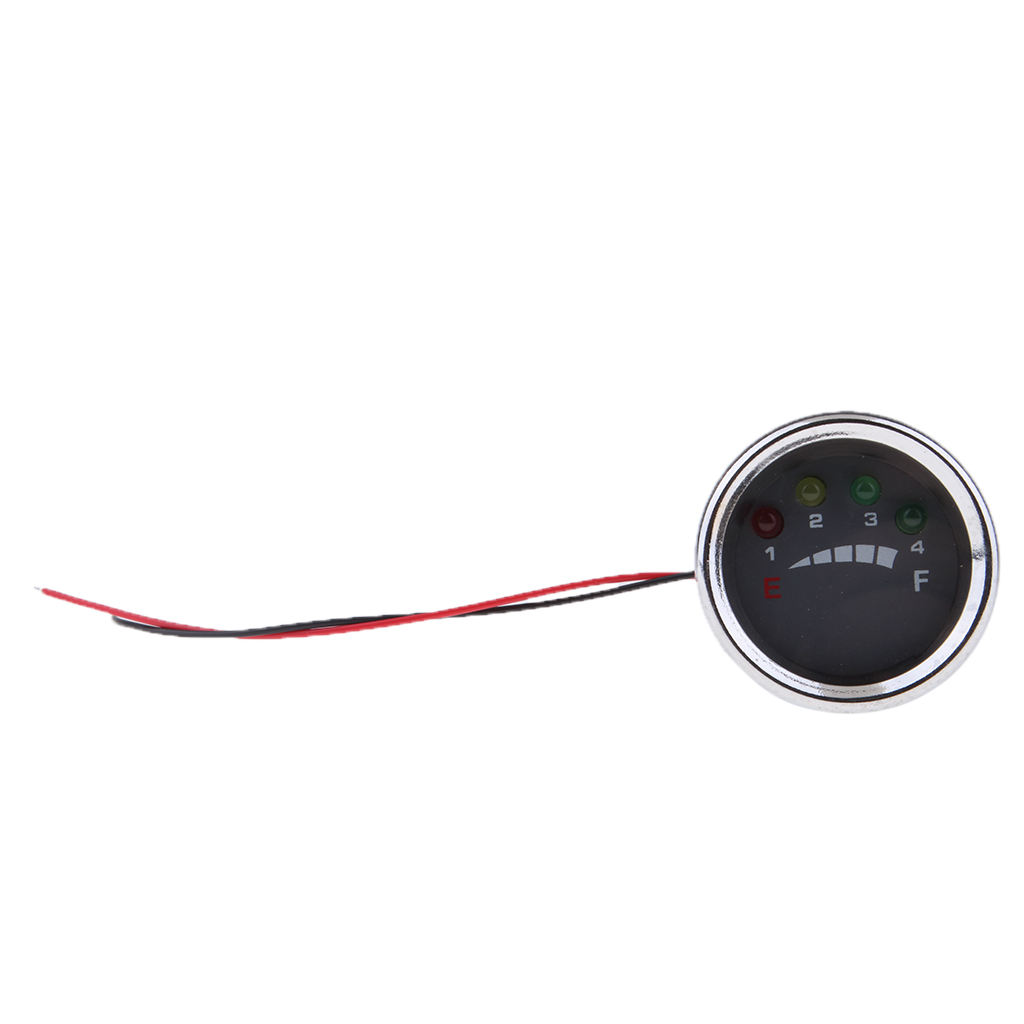24V Motorrad Runde Analog Ladezustand Der Batterie Anzeige Meter