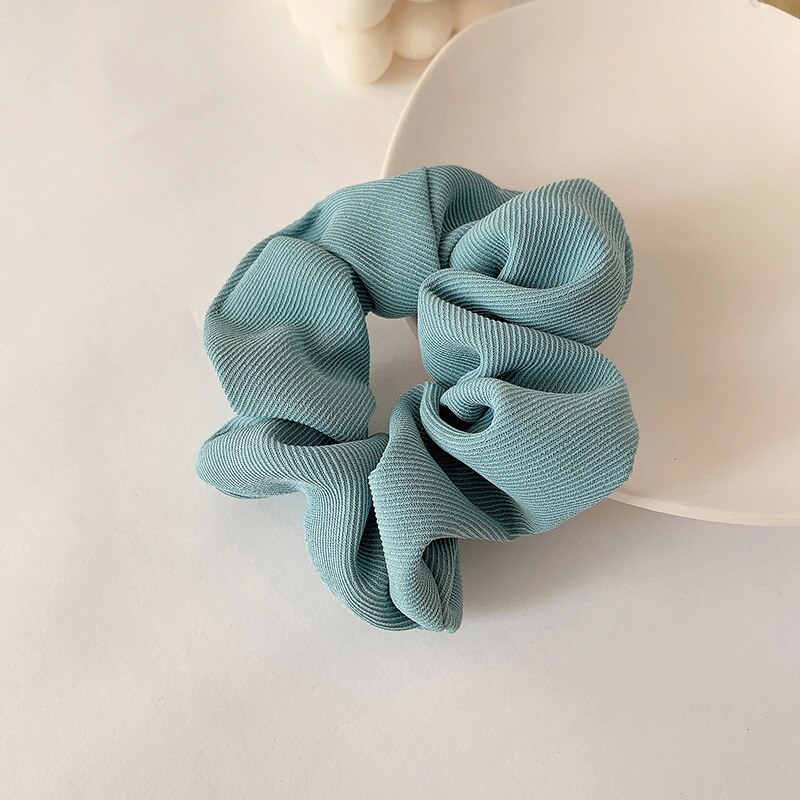 Gomas elásticas para el pelo para mujer, cintas de goma de Color liso para Coleta, lazos coreanos para el pelo, accesorios para el cabello: 3
