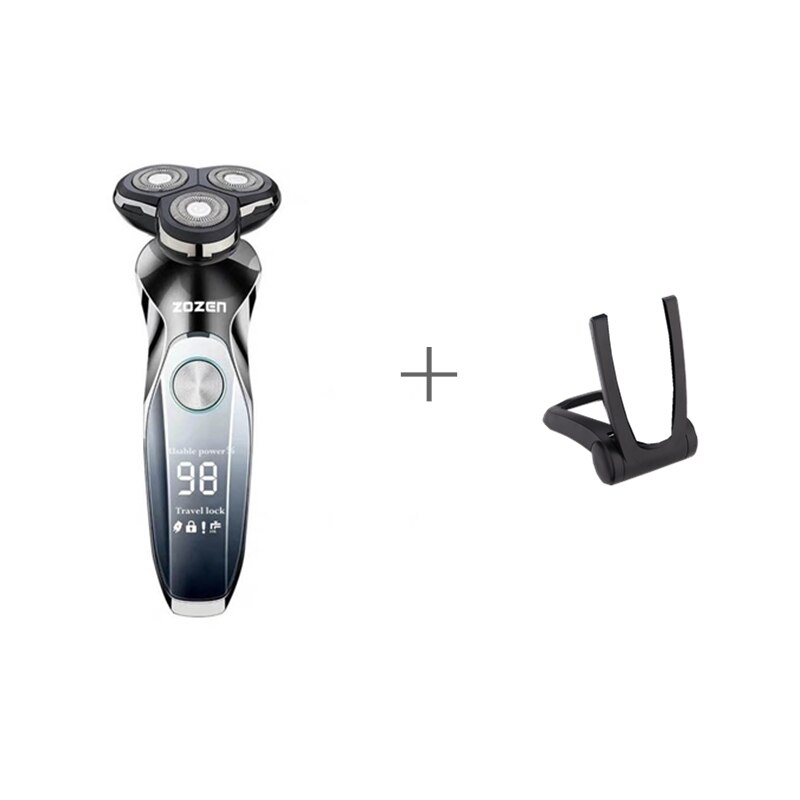 Elektrisch scheerapparaat multifunctionele 4 in- in-1 body wash intelligent digitaal display elektrisch scheerapparaat voor mannen baardtrimmer: 3013- een