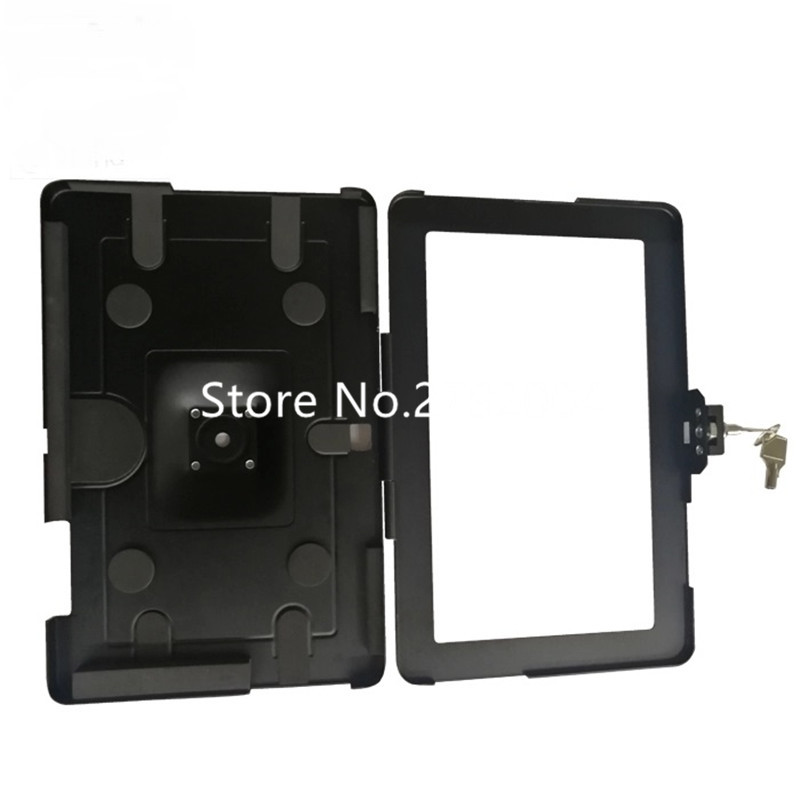 10.5 inch android tablet pc wall mount case, aluminum alloy tablet pc stand for Samsung Galaxy tab A, anti theft display