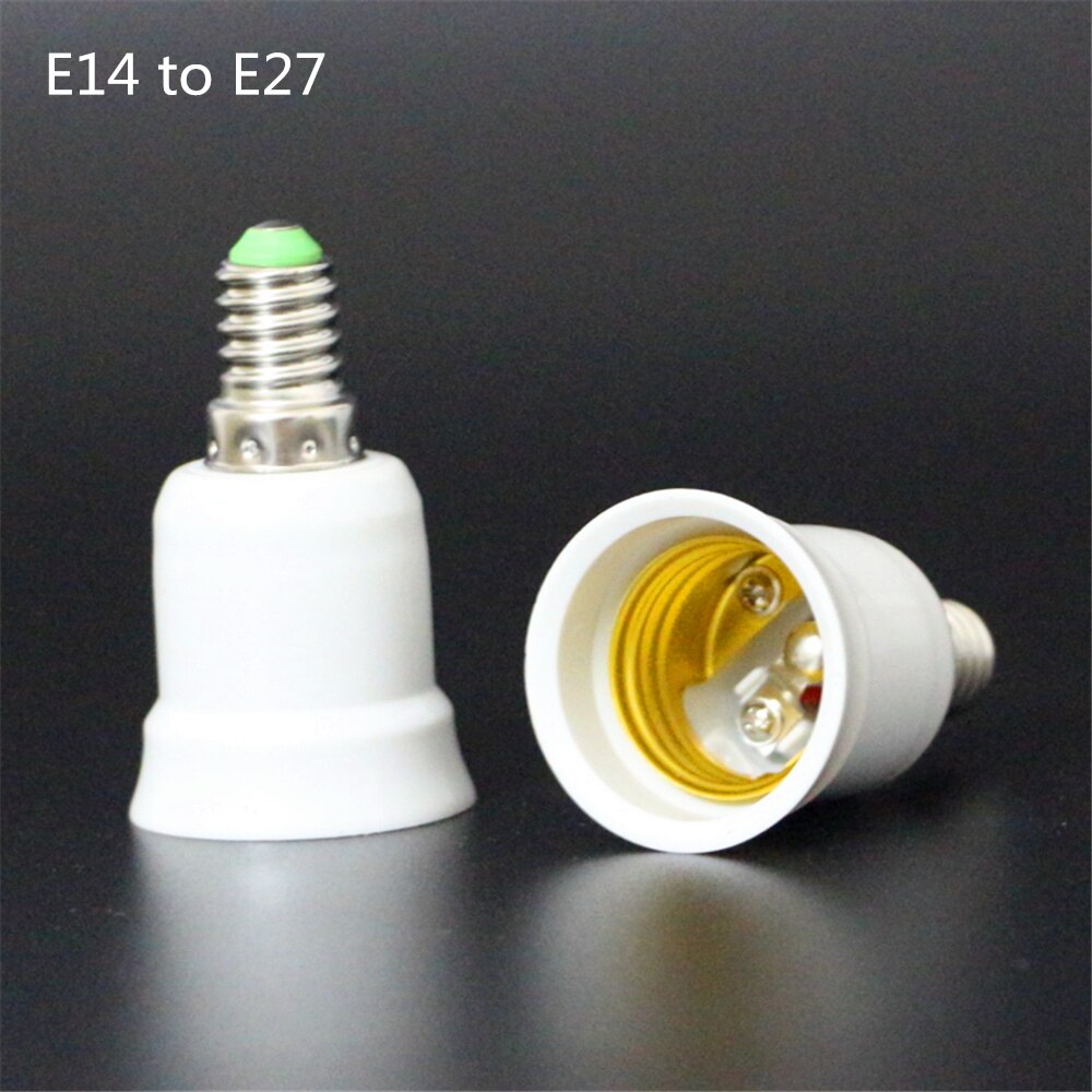 1Pcs E14 E12 E27 Lamp Base Schroef Light Lamp Houder Adapter E14 Om E12 Socket Converter E14 Om e27 Lamp Holder Converters