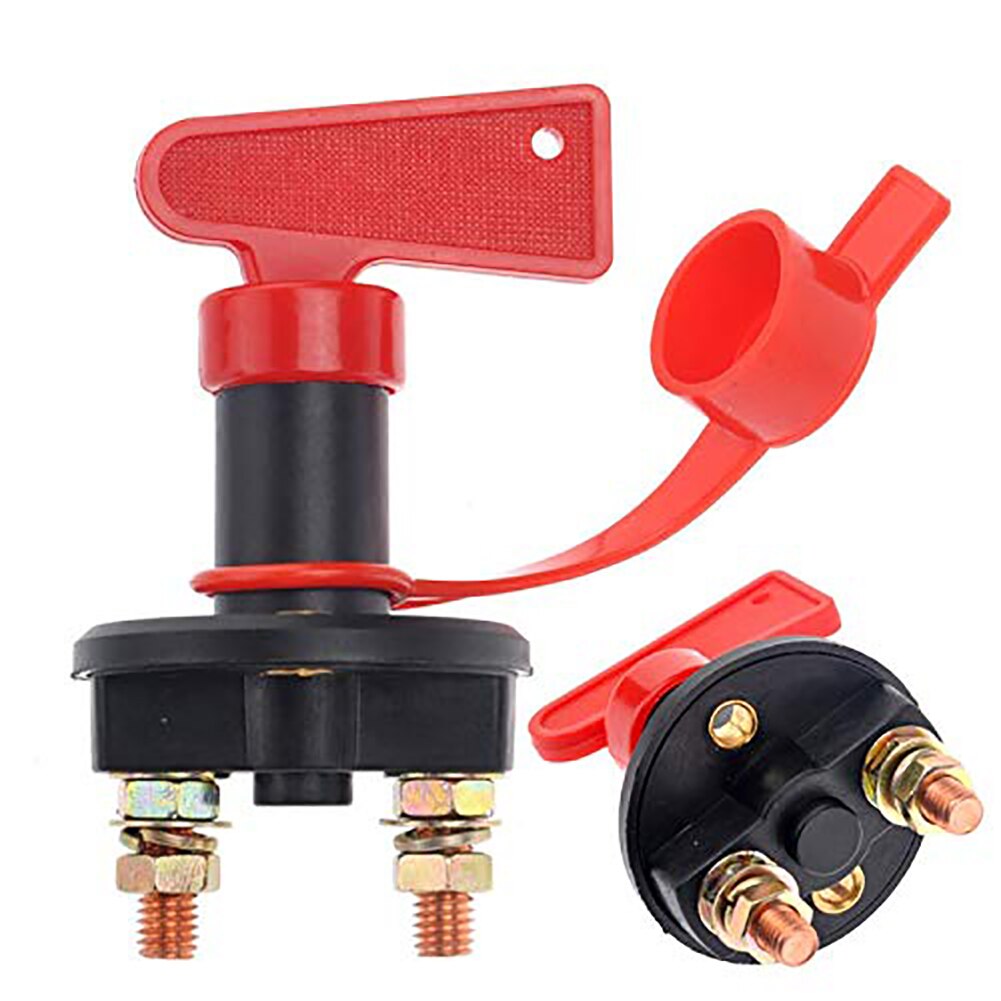Truck Boat Car Battery Disconnect Switch Power Isolator Cut Off Kill Switch + Removable Key For Marine ATV AUTO Accessories