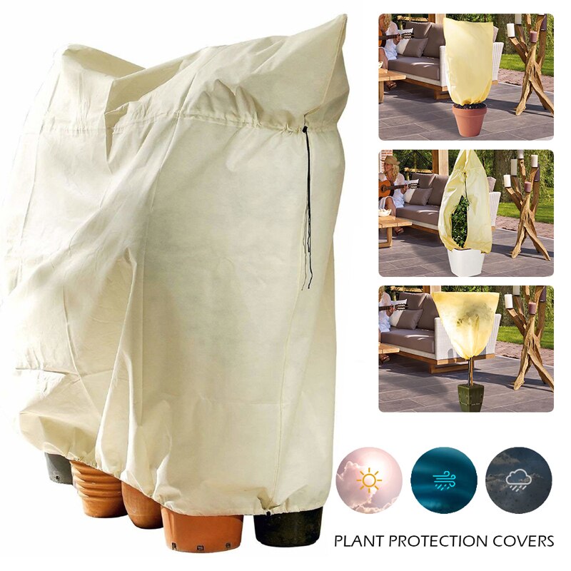 Newly Plant Cover Winter Warm Cover Tree Shrub Plant Protecting Bag Frost Protection for Yard Garden Plants Small Tree