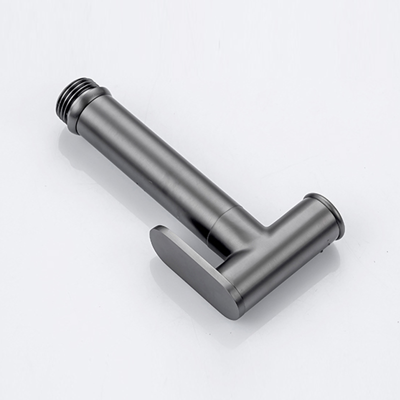 Toalett, bidet, komplett sett med 304 stk., rustfritt stål, nikkel, bærbar bidetrenser, metallisk toalett, nikkel