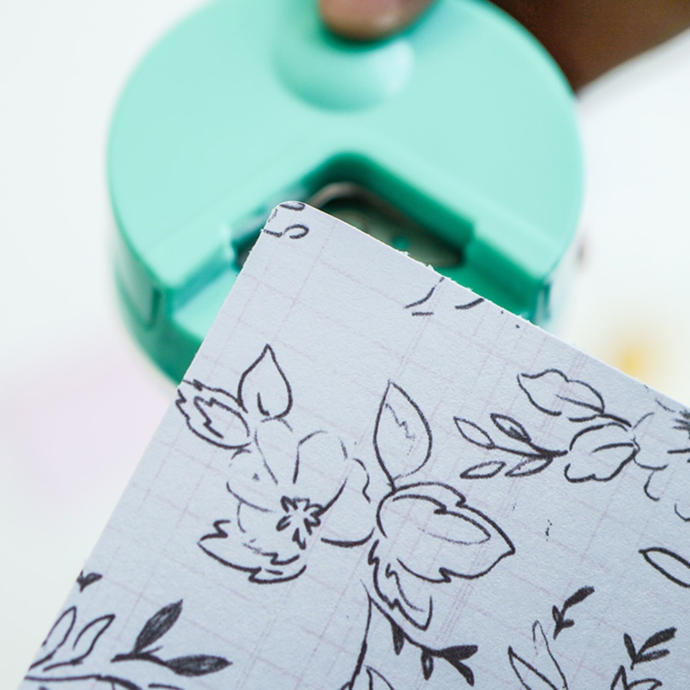 R4 hjørnerunder 4mm papir hulkort kort fotocutter værktøj håndværk scrapbooking diy