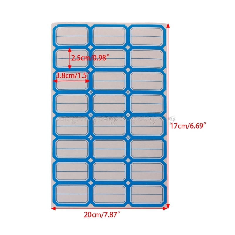 240 Pcs Blank Stickers Self Adhesive Sticky Blank Label Paper Label Can Be Classified Au13 19 Droship
