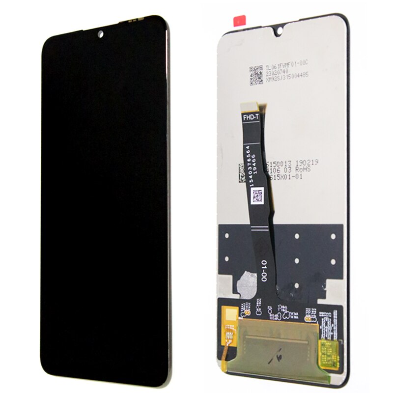 Tela lcd touch screen 100% testada, substituição para huawei p30 lite/nova 4e, peça de reposição, modelo lx2 al01