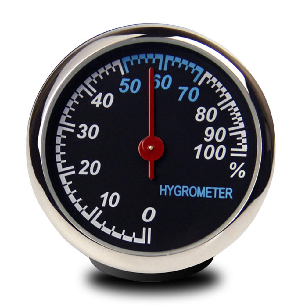 Mini Car Automobile Thermometer Hygrometer Instruments Decoration Ornament Car Thermometer Hygrometer Automobiles Accessories: Car hygrometer