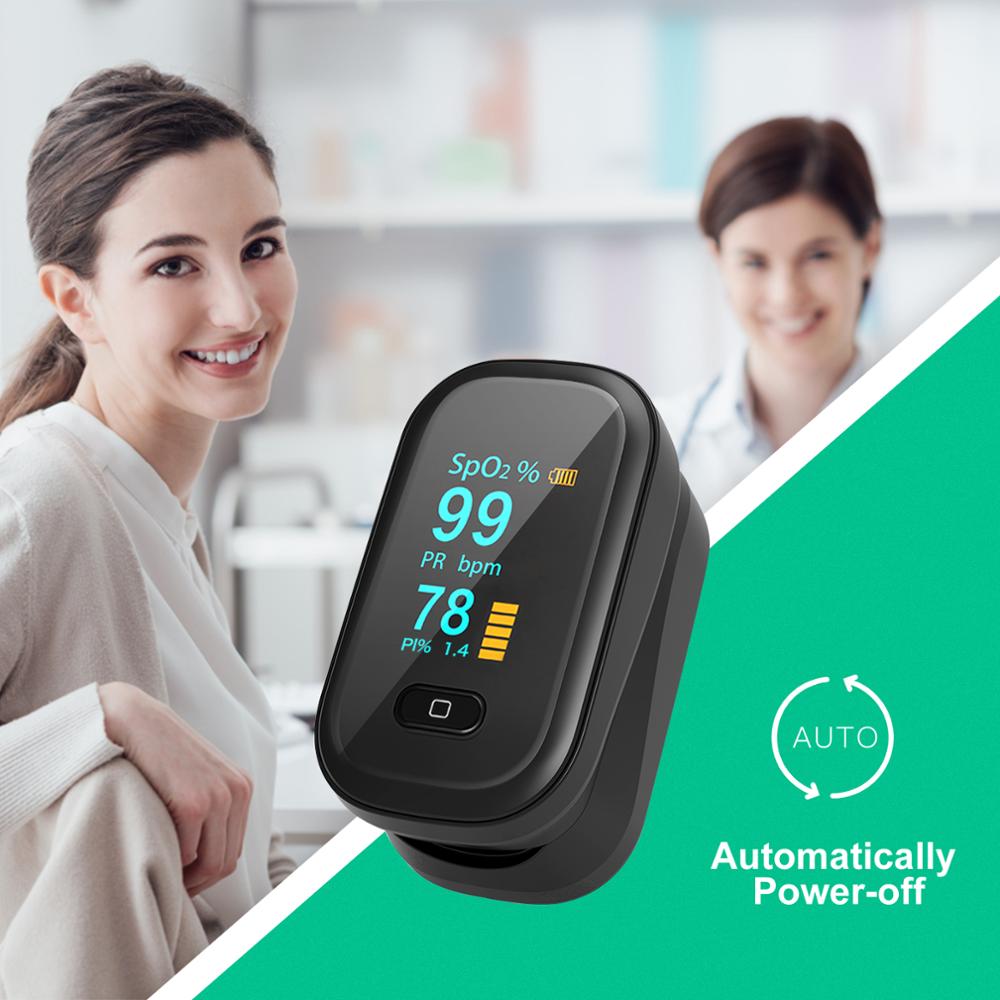 SpO2 Digital Oximetro De Dedo OLED Finger Pulse Oximeter Saturometro Portable Finger Oxymeter Blood Oxygen Saturation Monitor