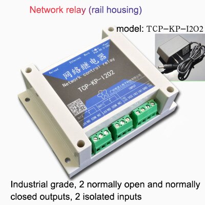 Ethernet network relay Remote switch 1 to 1 one switch controls multiple relay outputs networking control Switch controller: TCP-KP-I202