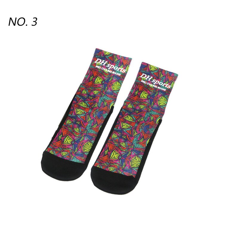 DH SPORT Sommer Atmungs Radfahren Socken Männer Frauen Berg MTB Rennrad Fahrrad Kompression Läuft Basketball Sport Socken: QTWZ143