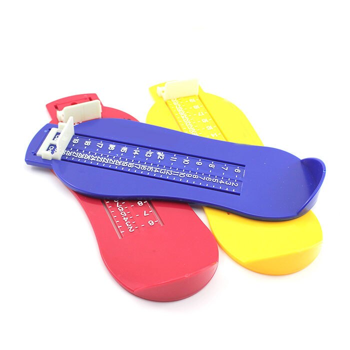 Baby jubilæum rekord måling lineal fod længde fod værktøj gear baby rækkevidde 0-19.5cm god