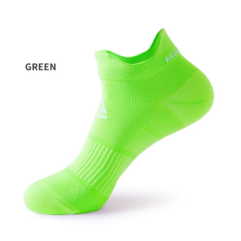 Sondr damen herren Sport-knöchelsocken, weich, für draussen-aktivitäzehn wie Basketball, radfahren, laufen, fußBall, atmungsaktiv, leuchtende farben, unsichtbar, reisesocken: Grün / Männer  eu 39-44