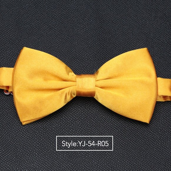 Herren Fliege Hochzeit Krawatten für Männer Frauen Solide Schmetterling Krawatte Krawatte Männlichen Kleid Hemd Zubehör Bowtie: YJ-54-R05