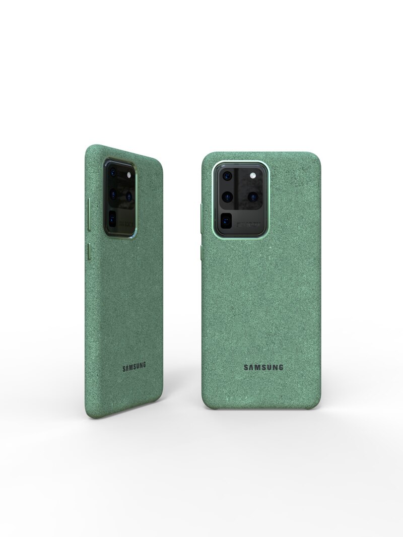 Samsung s20 ultra capa 100% original genuína, capa para galaxy s20plus s20 plus alcantara capa de couro premium e proteção completa em 5 cores: For S20 Ultra / Luz Verde