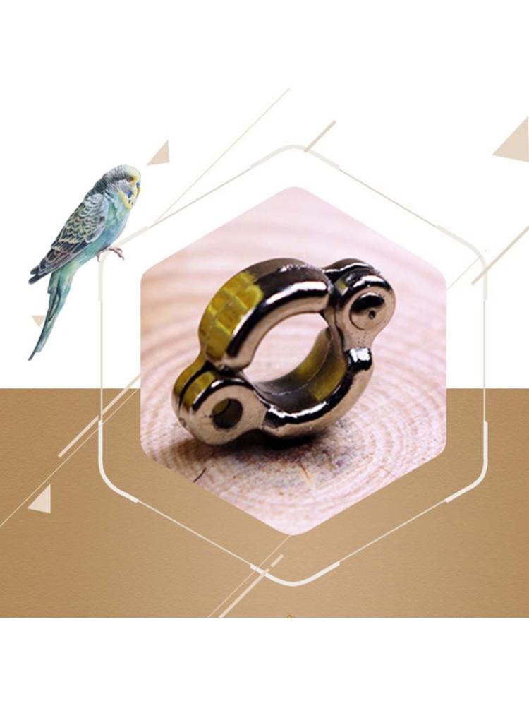 50 Pcs Alloy Dove Bands Bird Foot Ring Species Identify Training Rings Pet Bird