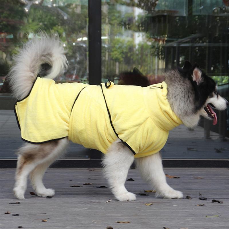 1pc kjæledyr hurtigtørkende vannabsorberende badehåndkle mykt og behagelig tørkehåndkle hund katt korall fleece håndklær