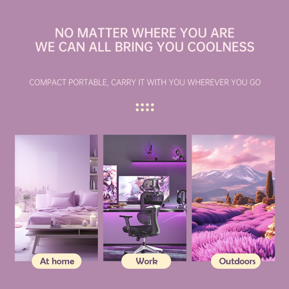 Mini ventilador portátil de mano, ventilador eléctrico silencioso con carga USB ajustable de 3 velocidades y soporte para teléfono, ventiladores de alta velocidad para exteriores