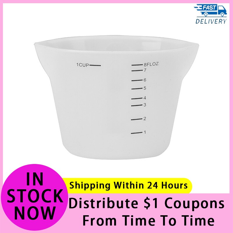 Reusable Silicone Measuring Cups 500ml &amp; 250ml Resin Mixing Cups Epoxy Jewelry Casting Molds Acrylic Paint Pouring Cups