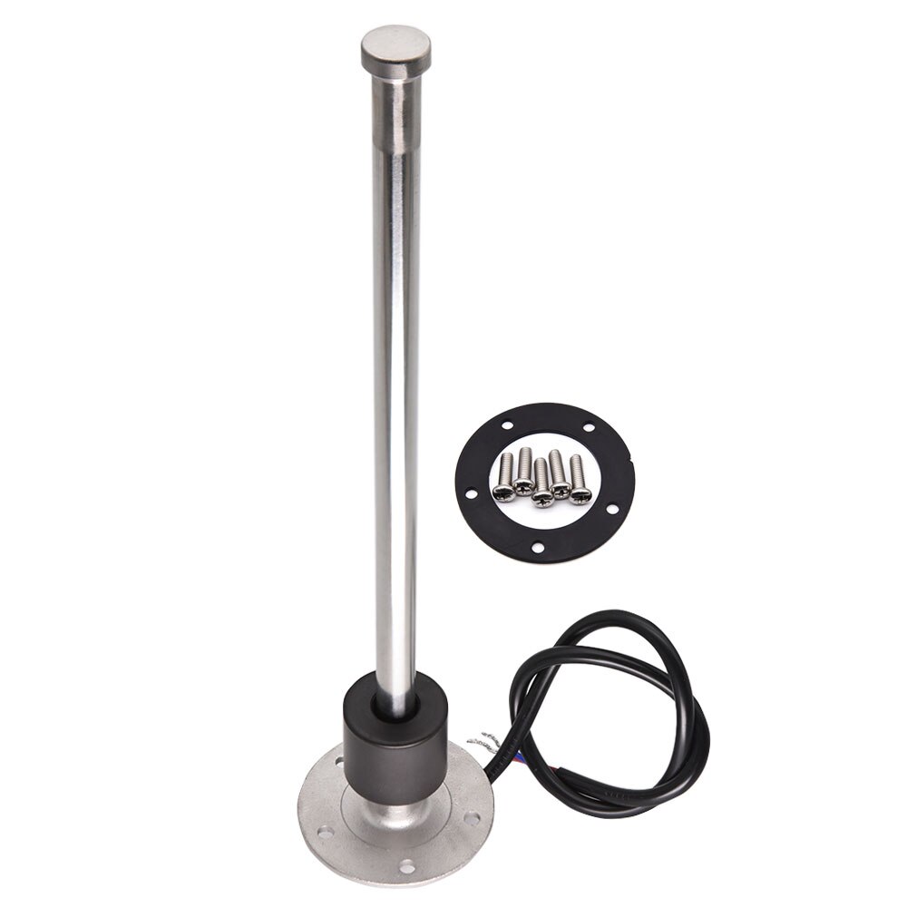 Red Backlight 52MM Water Level Gauge with Water Level Sensor 100-500MM 0-190Ohm Water Tank Level Indicator Meter Pointer Gauge