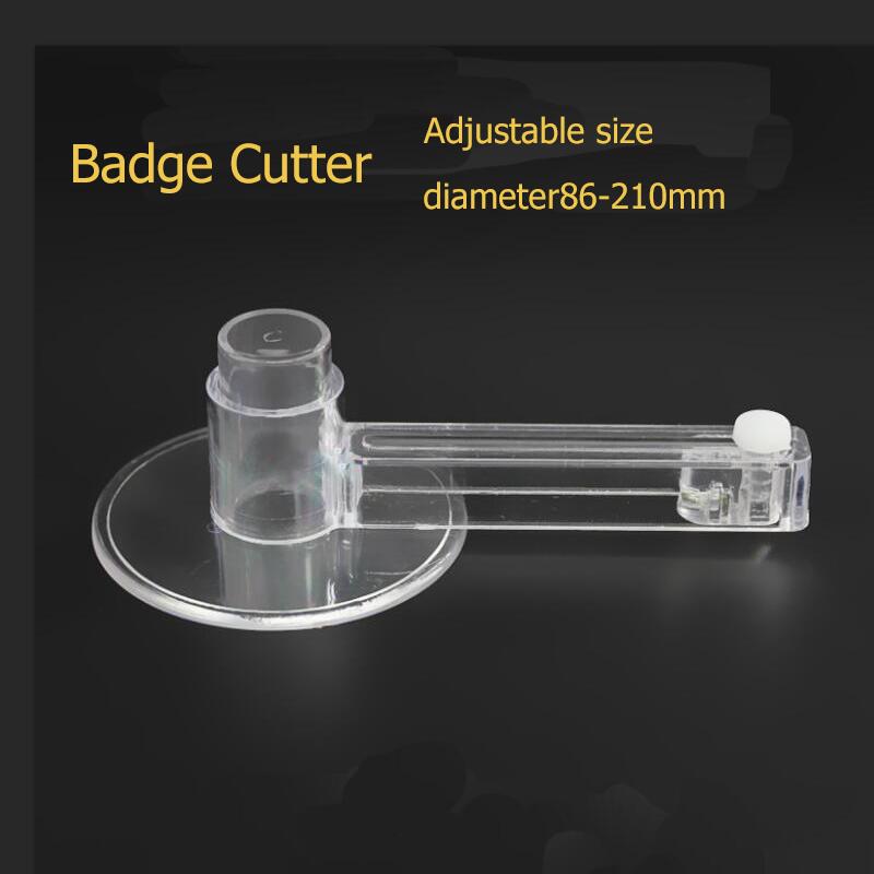 Verstelbare Diameter 86-210Mm Knop Badge Acryl Circulaire Cutter Foto Advertentie Circulaire Cutter Circulaire Papier Cutter