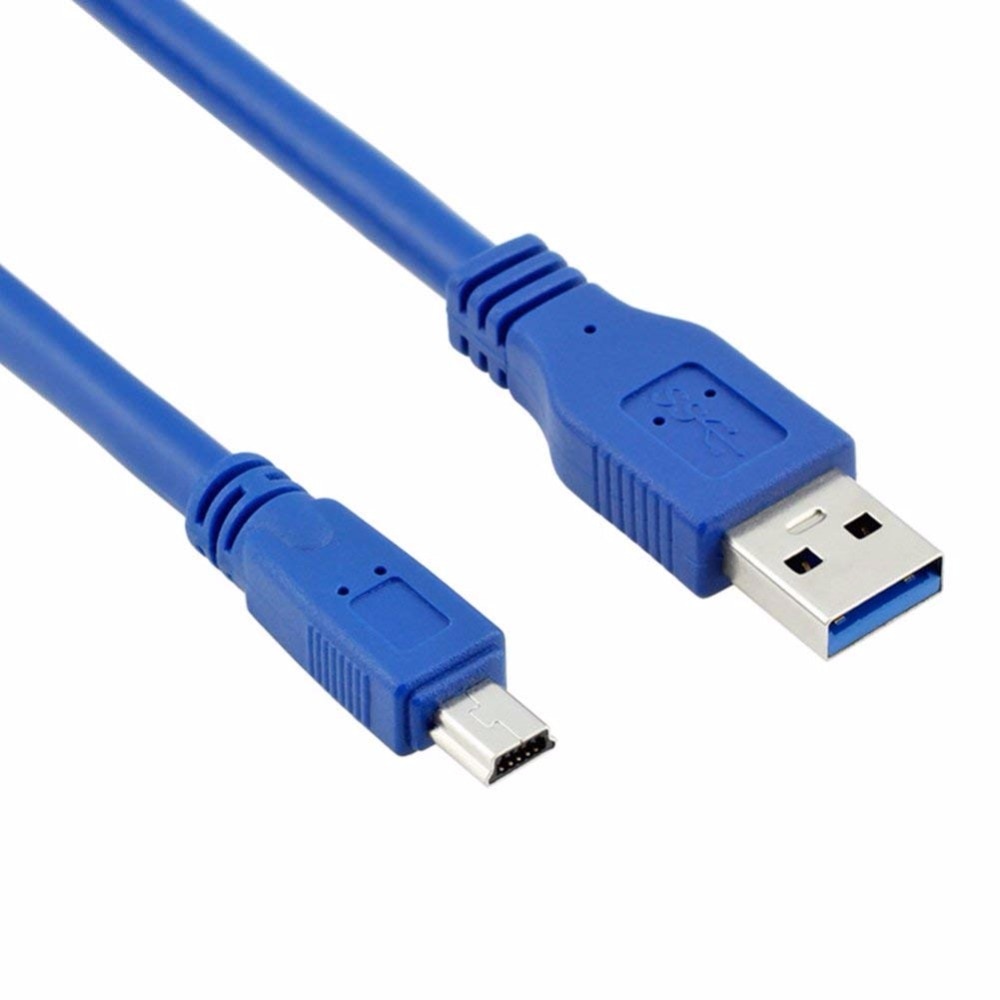 SuperSpeed USB 3.0 Kabel-Type A-Male naar Mini B 10-Pin Male