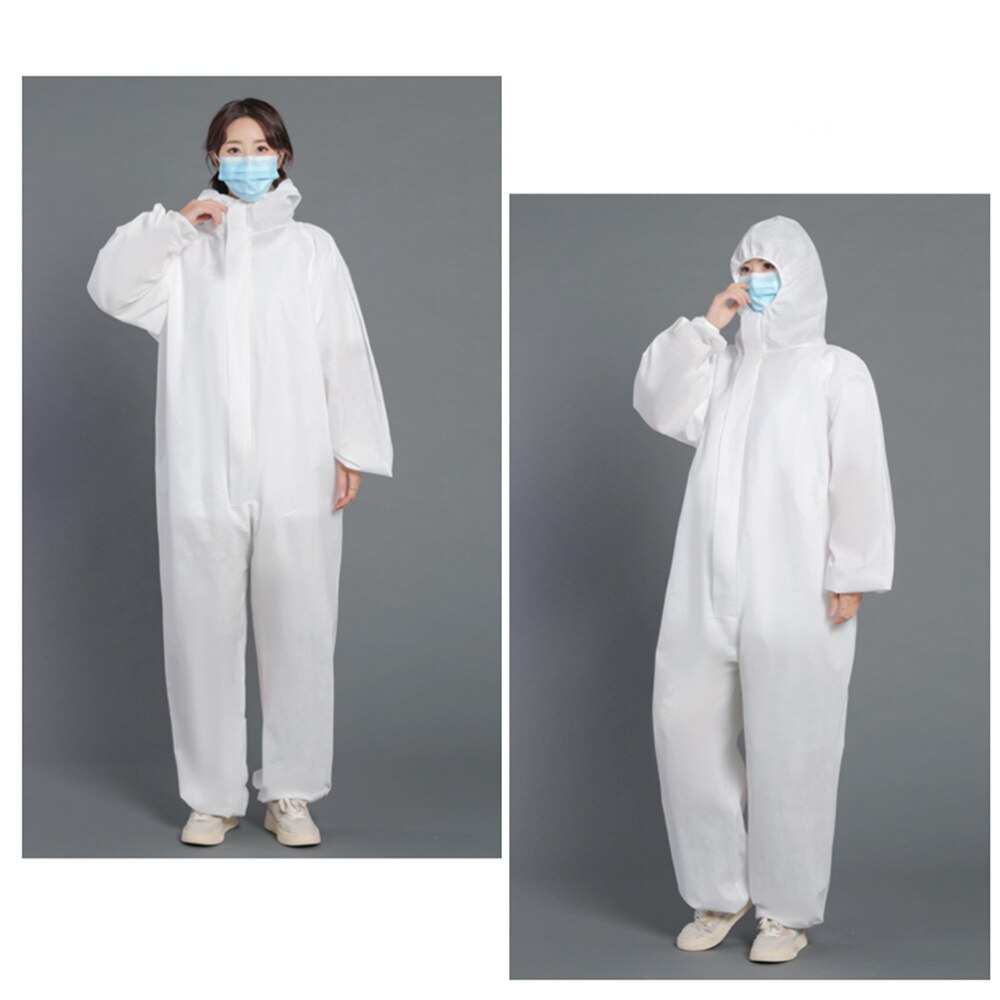 Beveiliging Kleding Anti-Statische Wegwerp Overall Stofdicht Kleding Pe Ademende Isolatie Kleding Arbeid Pak Een-