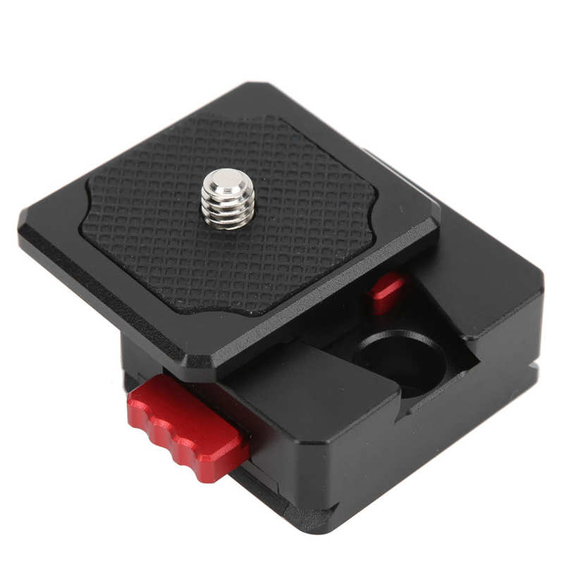 Mini Quick Release Plate Mount Self-Locking Function 1/4inch Screw for V-Mount Battery/Tripod/Slide Rail/Stabilizer Accessories