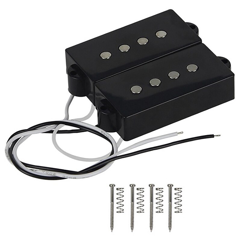 Pb P B Pickup Humbucker Pickup Voor 4 String P B Vervanging B Gitaar Deel, Zwart