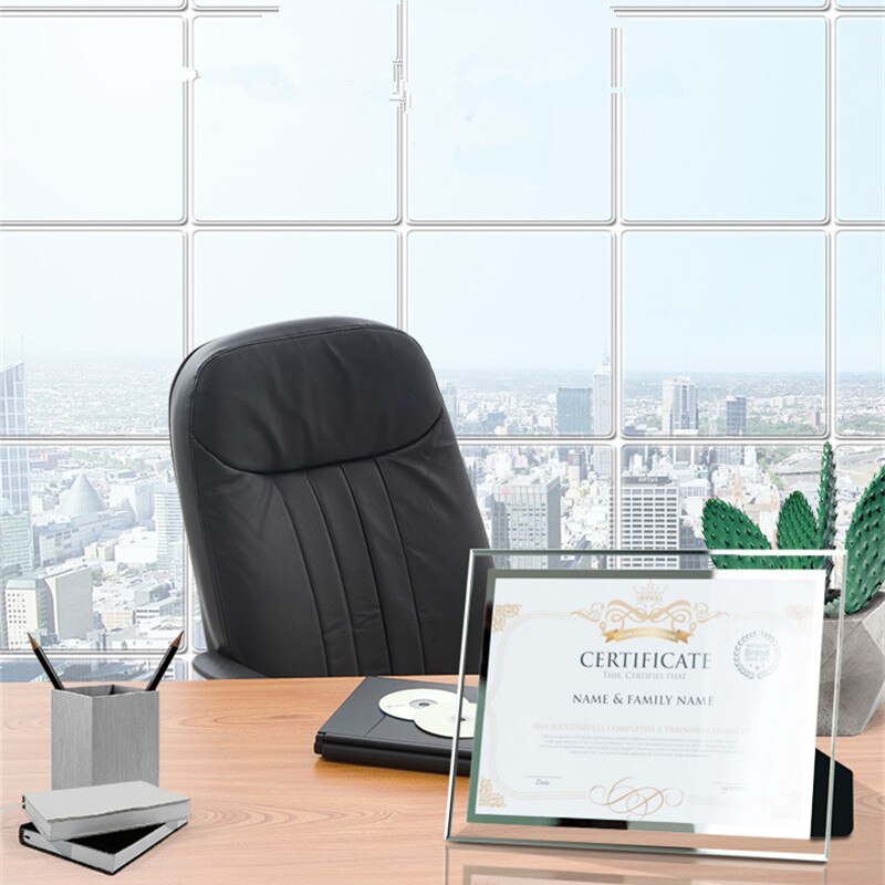 Crystal Clear Photo Frame Multifunction Certificate Diploma Children Picture Display Frames Office Desktop Decorations